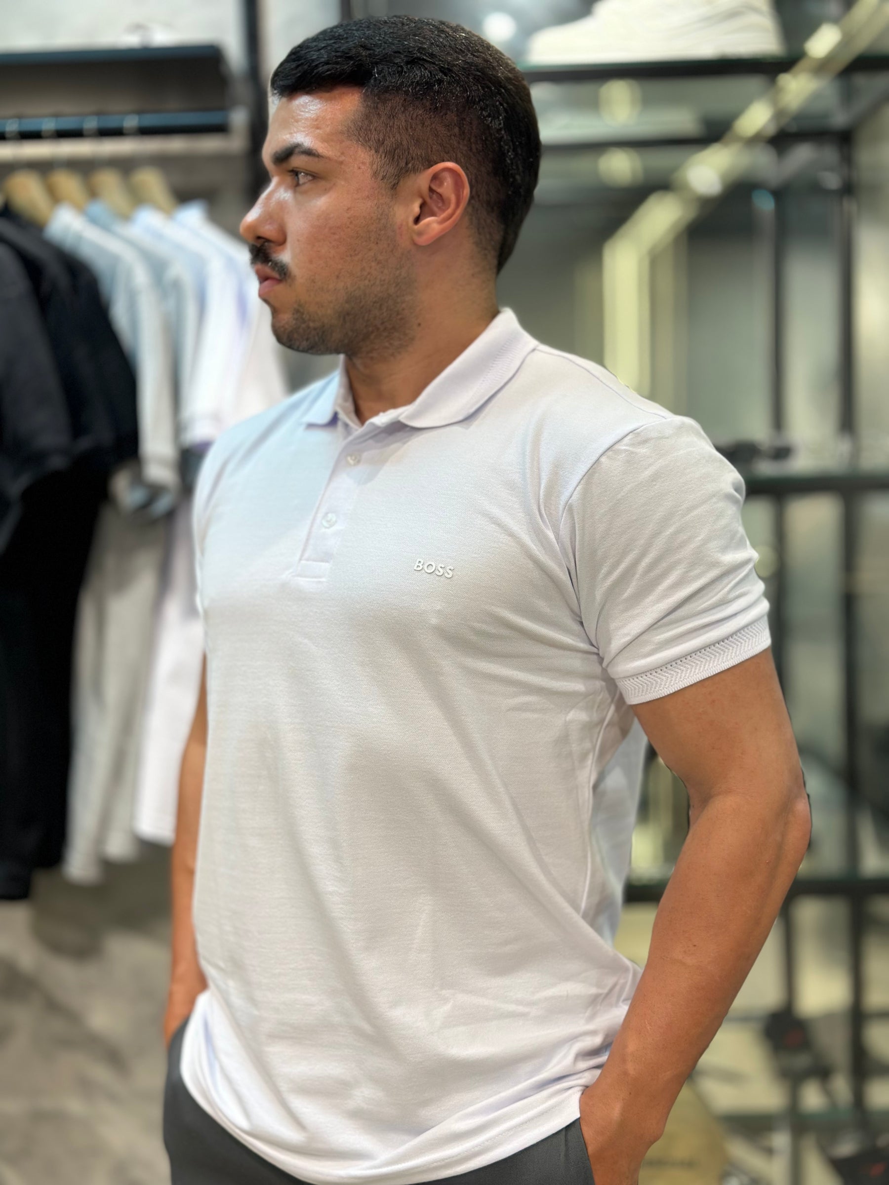 Camisa Polo HB Branco