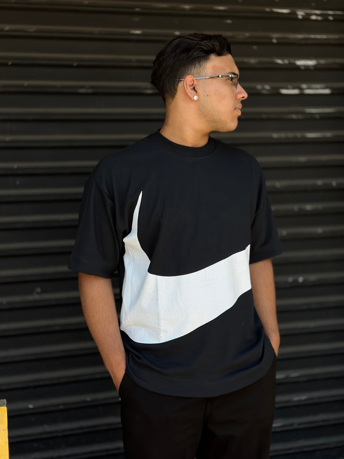 Camiseta Big Swoosh Nk Oversized